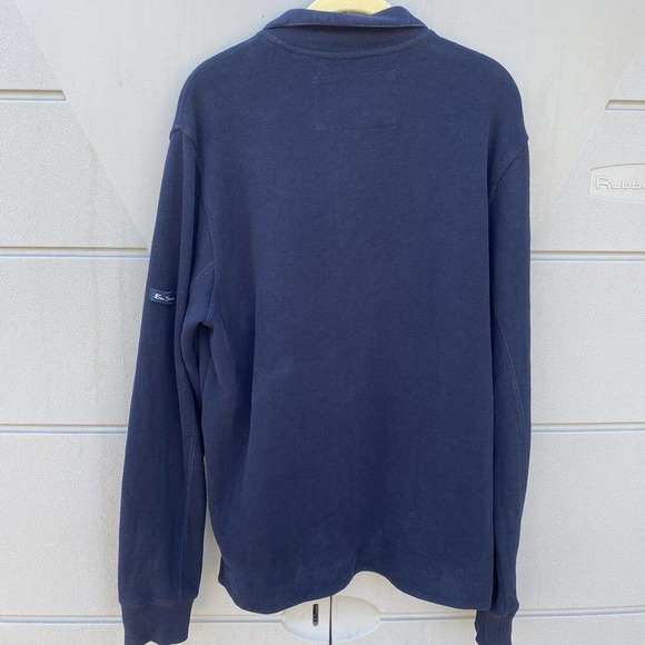 Ben Sherman Button/Zip Neck Long Sleeve Pullover Sweatshirt Sweater Size XLarge - Picture 4 of 8